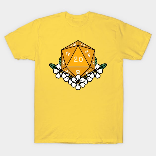 D20 T-Shirt by OctoberArts